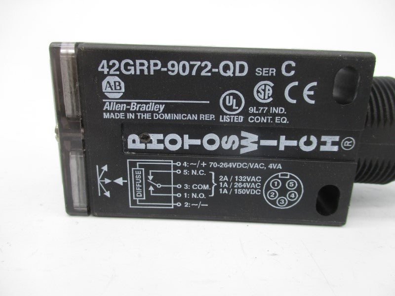 ALLEN BRADLEY 42GRP-9072-QD SER. C 70-264VDC/AC 1A NSNP