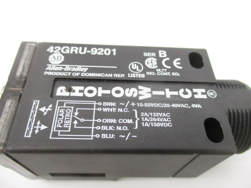 ALLEN BRADLEY 42GRU-9201 SER. B 10-150VDC NSNP