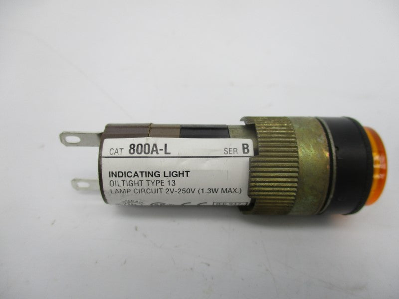 ALLEN BRADLEY 800A-L SER. B 2-250V (AMBER) NSNP