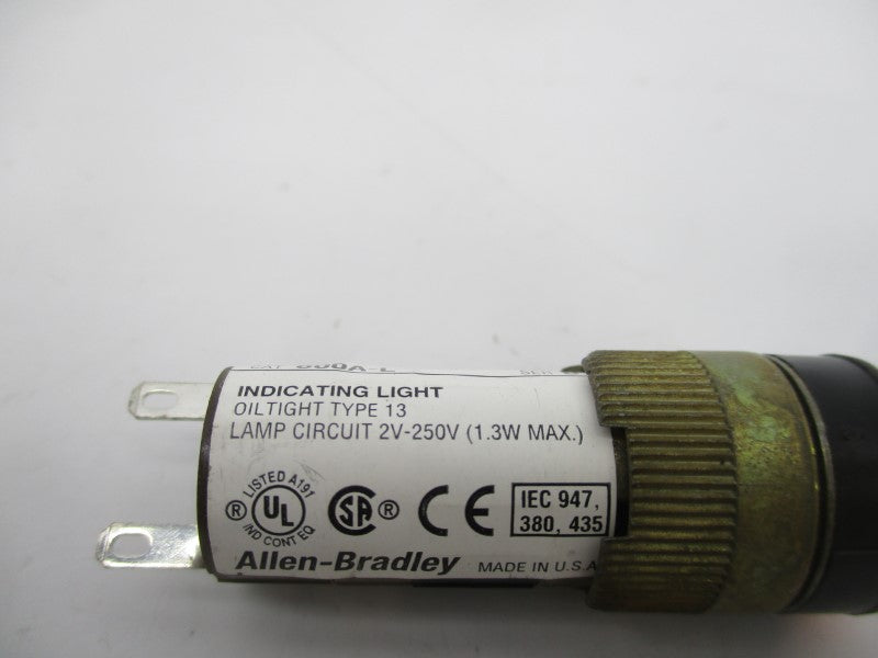 ALLEN BRADLEY 800A-L SER. B 2-250V (AMBER) NSNP