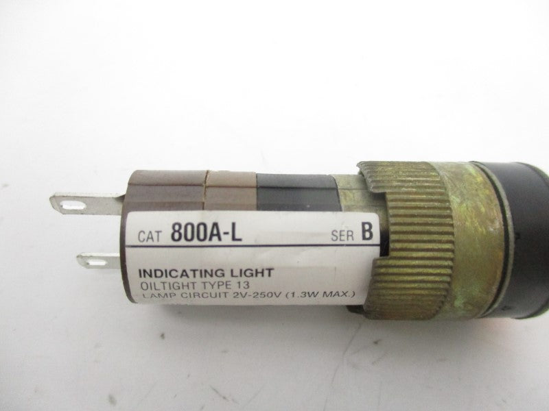 ALLEN BRADLEY 800A-L SER. B 2-250V (AMBER) NSNP