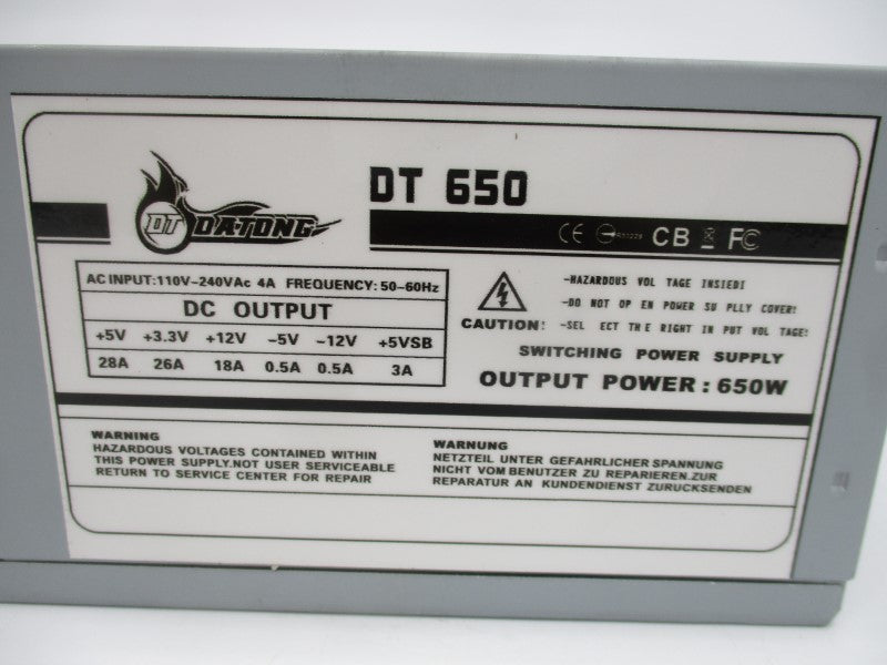 DATONG DT650 110-240VAC NSNP