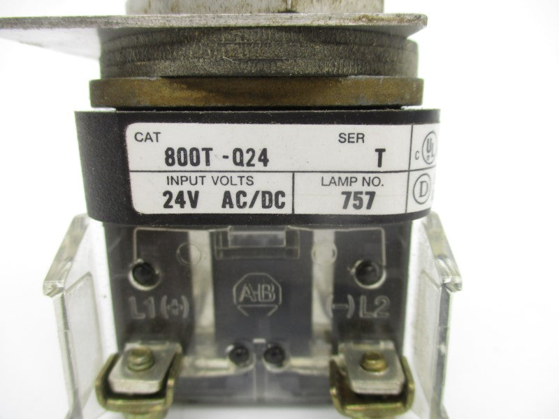 ALLEN BRADLEY 800T-Q24 SER. T 24VAC/DC UNMP