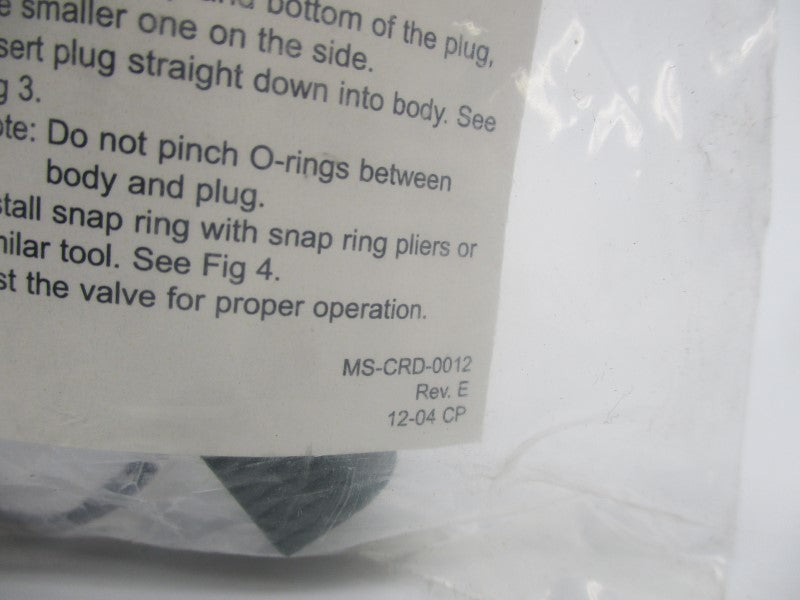 SWAGELOK MS-CRD-0012 REV. E NSMP
