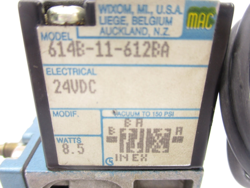 MAC 614B-11-612BA 24VDC UNMP