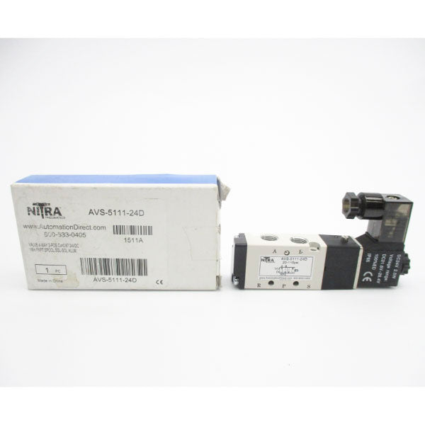 NITRA PNEUMATICS AVS-5111-24D 24VDC NSMP