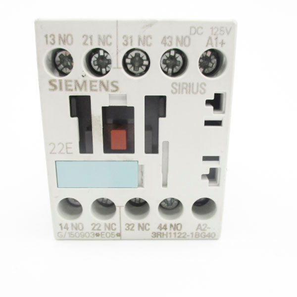 SIEMENS 3RH1122-1BG40 240VAC 10A NSNP