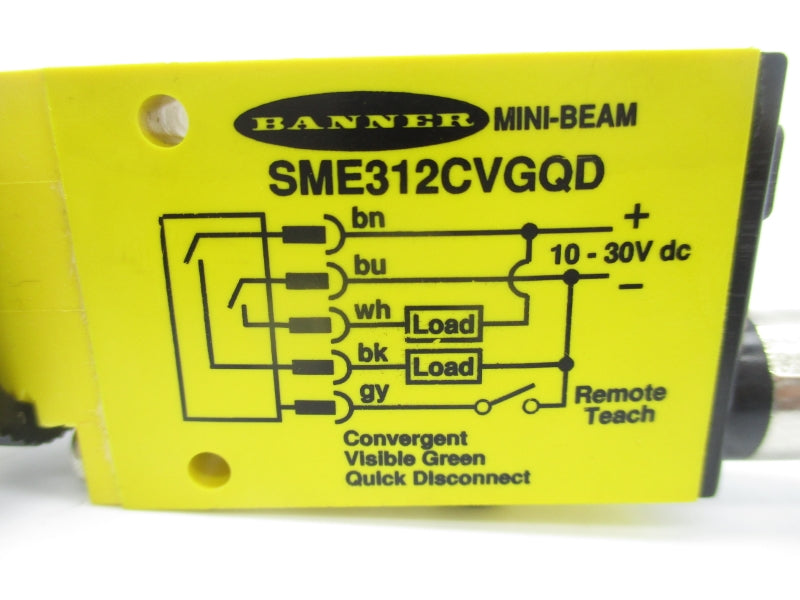 BANNER ENGINEERING SME312CVGQD 10-30VDC NSNP