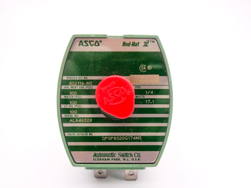 ASCO OPSP8320G174MS 110/120V 100PSI 1/4" NSNP