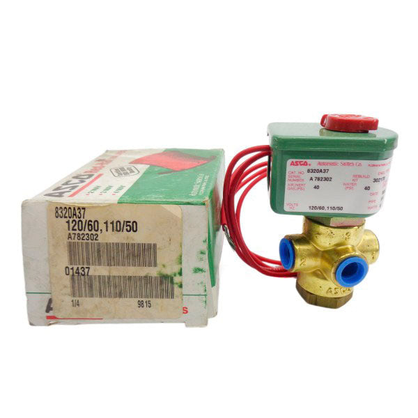 ASCO 8320A37 110/120V 40PSI 1/4" NSMP