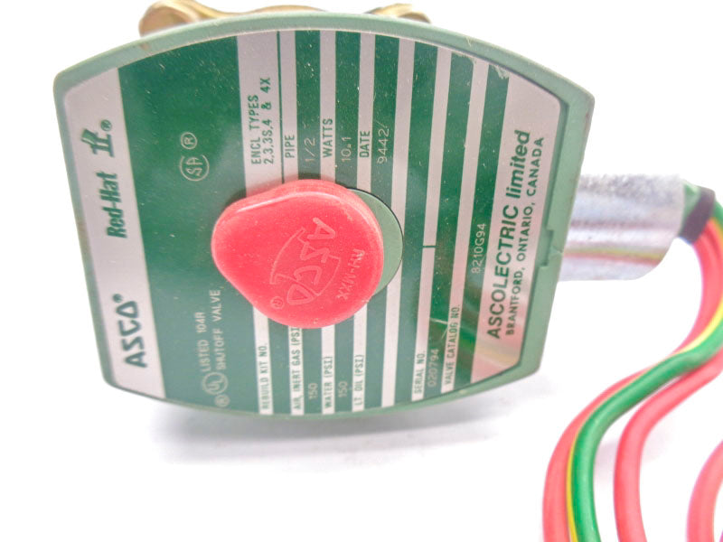 ASCO 8210G94 440/480V 150PSI 1/2" NSNP