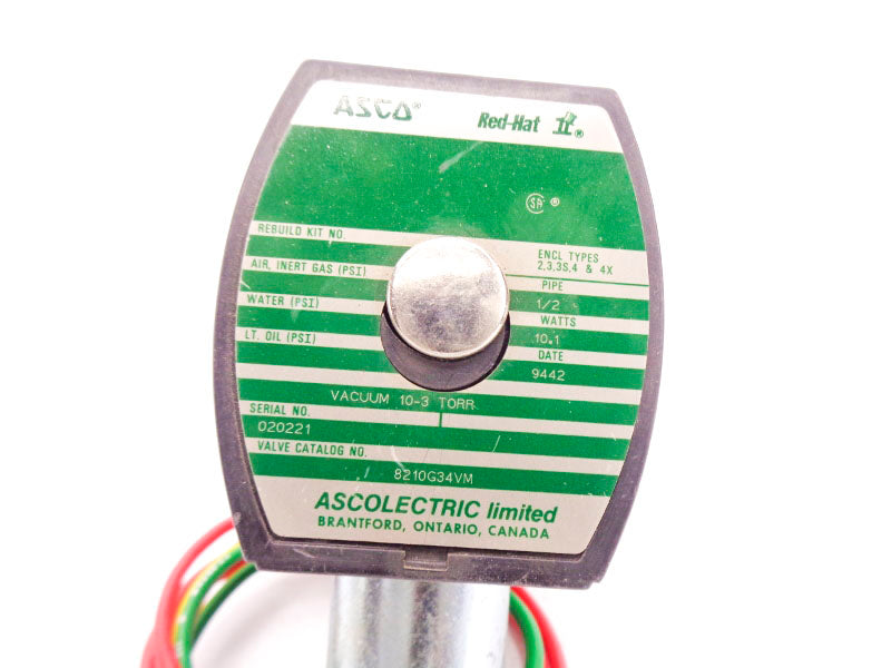 ASCO 8210G34VM 440/480V 1/2" NSNP