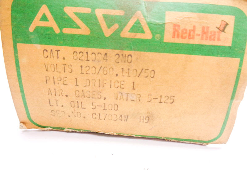 ASCO 8210D4 110/120V 5-125PSI 1" NSMP