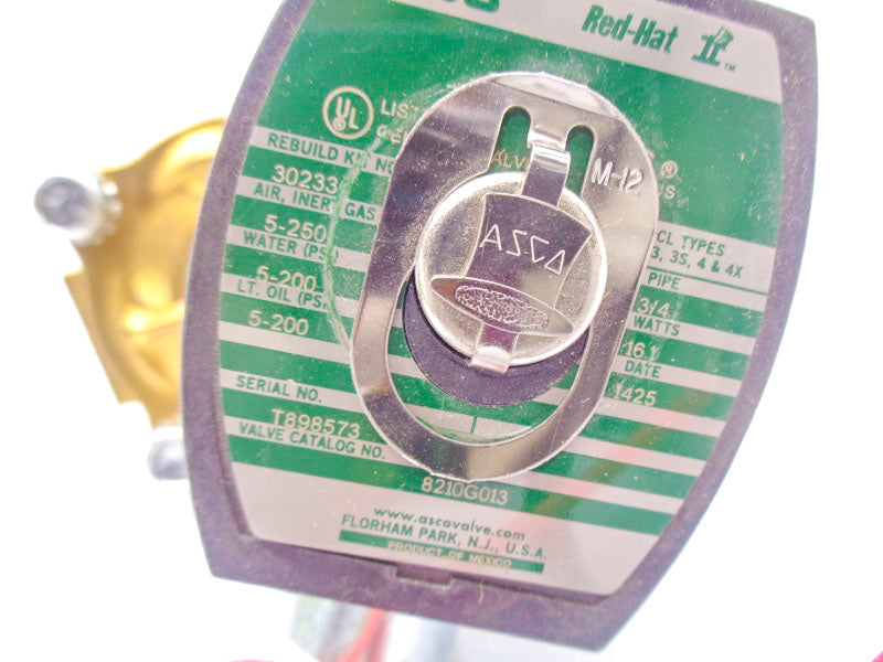 ASCO 8210G013 120V 5-200PSI 3/4" NSNP