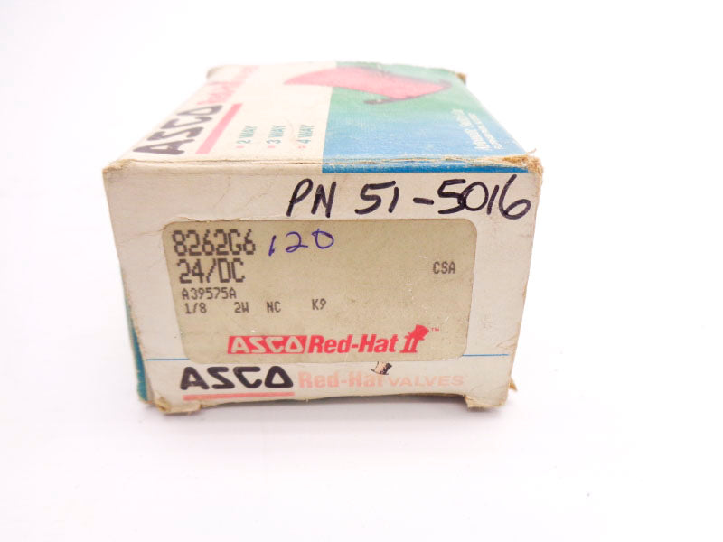 ASCO 8262CG 24VDC 80PSI 1/8" NSMP