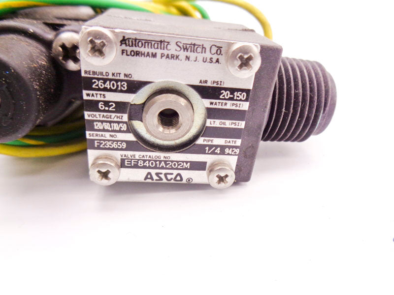 ASCO EF8401A202M 110/120V 20-150PSI 1/4" NSNP