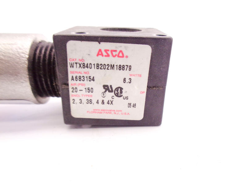 ASCO WTX8401B202M18879 110/120V 20-150PSI NSNP