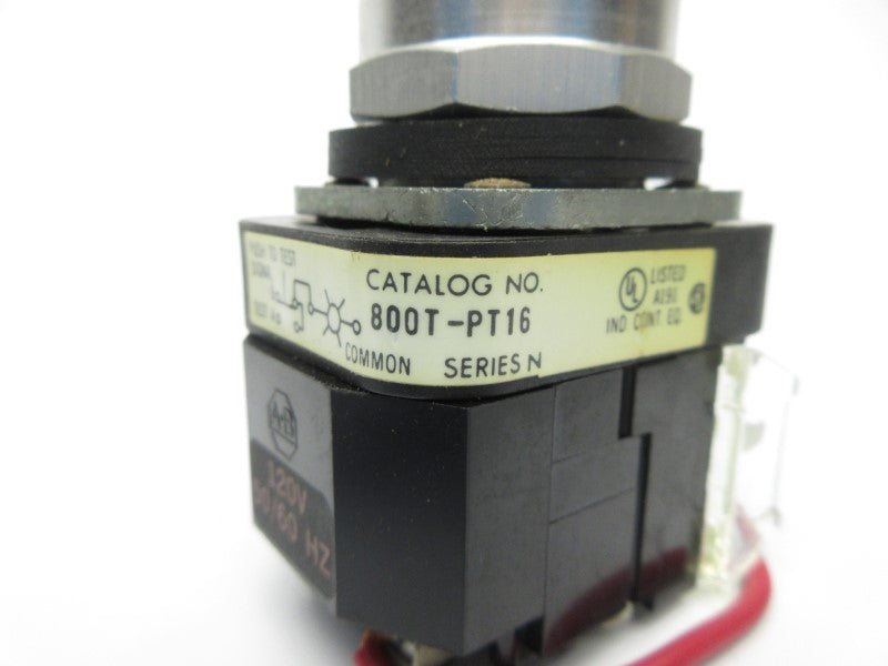 ALLEN BRADLEY 800T-PT16G SER. N 120V NSNP