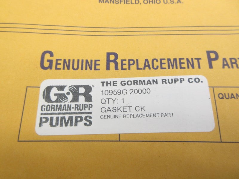 GORMAN RUPP 10959G 20000 NSMP