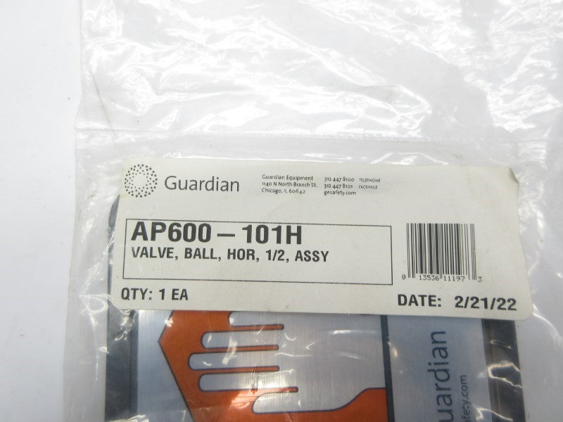 GUARDIAN AP600-101H 1/2" NSMP