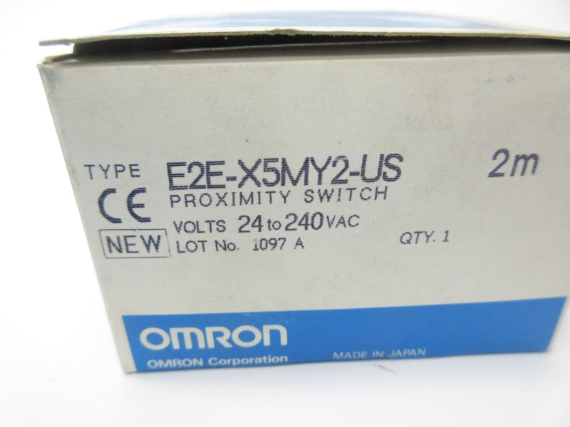 OMRON E2E-X5MY2-US 24-240VAC 2M NSMP