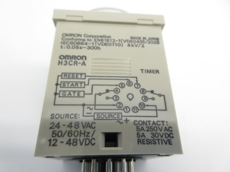 OMRON H3CR-A 24-48VAC 0.05S-300H NSNP