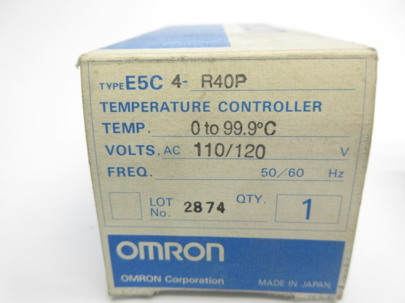 OMRON E5C4-R40P 110/120VAC NSMP