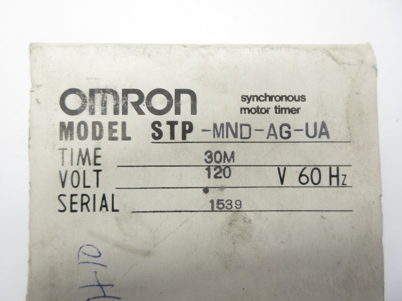 OMRON STP-MND-AG-UA 120V 30M NSMP