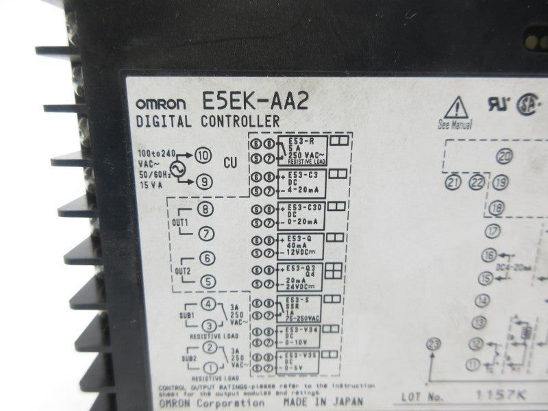 OMRON E5EK-AA2 100-240VAC NSNP
