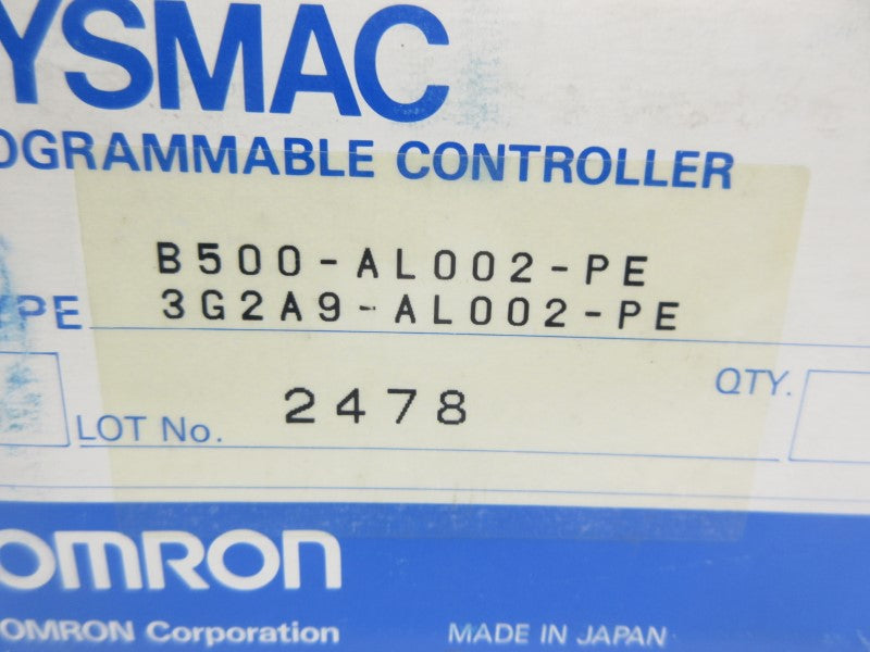 OMRON B500-AL002-PE 200-240VAC NSMP