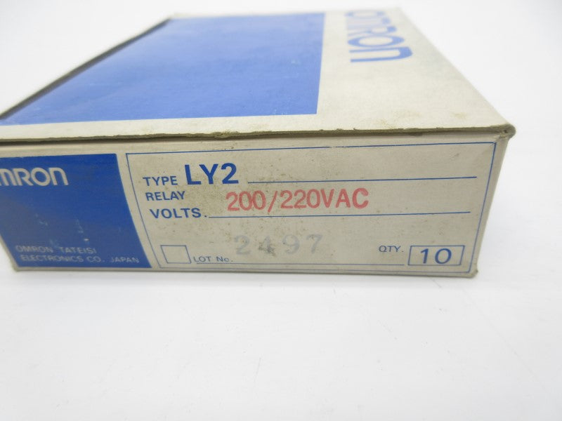 OMRON LY2 200/220VAC (PKG OF 10) NSMP