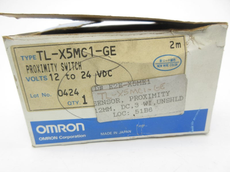 OMRON TL-X5MC1-GE 12-24VDC 2M NSMP