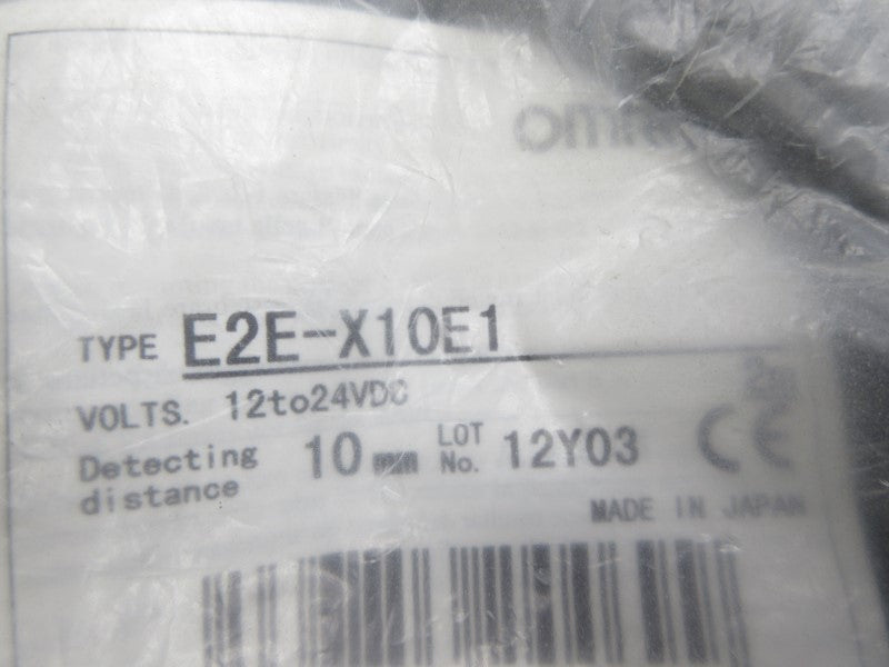 OMRON E2E-X10E1 12-24VDC 10MM NSMP