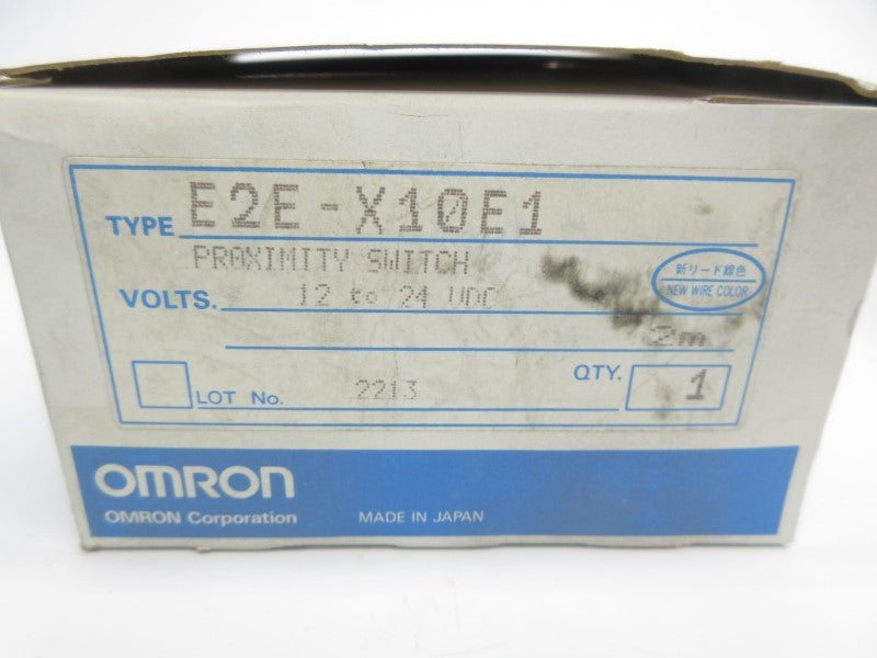 OMRON E2E-X10E1 12-24VDC NSMP