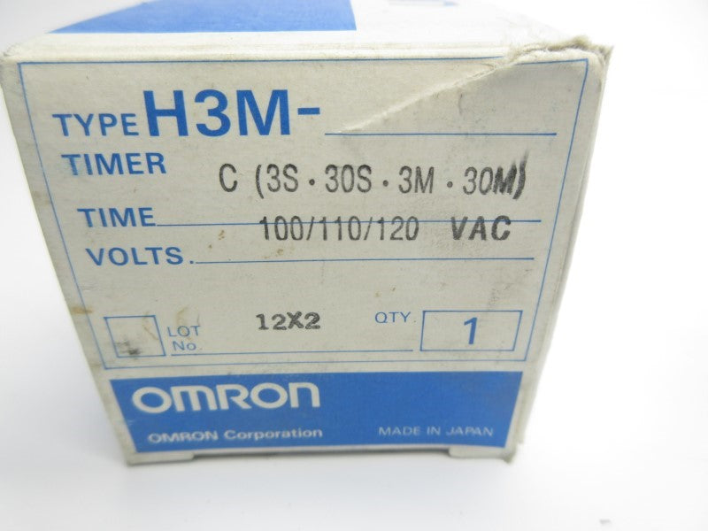 OMRON H3M SER. C 100/110/120VAC 3S-30M NSMP