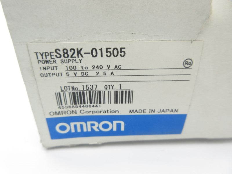OMRON S82K-01505 100-240VAC 0.45A NSMP