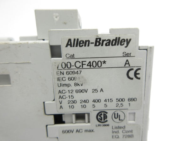 ALLEN BRADLEY 700-CF400B SER. A 380-400V 440V NSNP