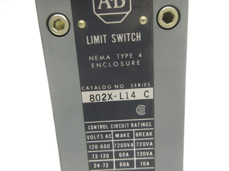 ALLEN BRADLEY 802X-L14 SER. C UNMP