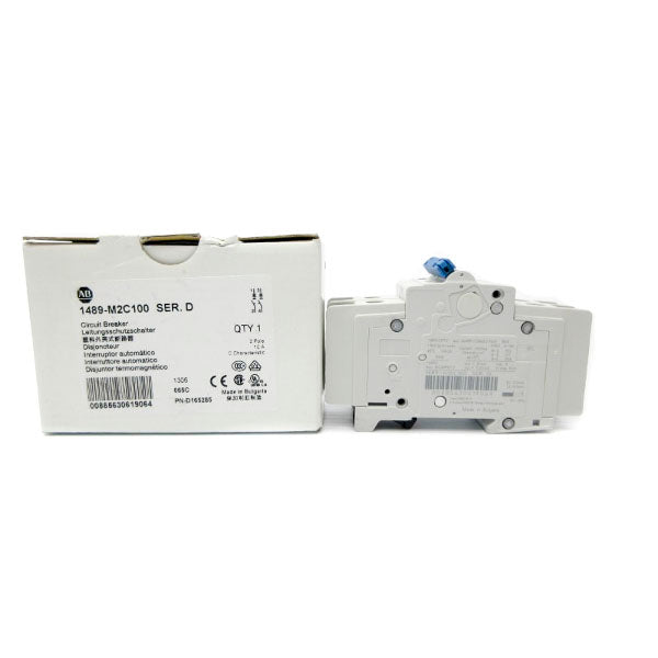 ALLEN BRADLEY 1489-M2C100 SER. D 277V 10A NSMP