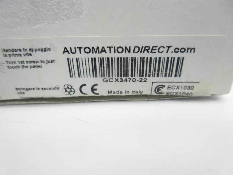 AUTOMATION DIRECT GCX3470-22 NSMP