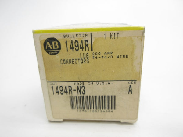 ALLEN BRADLEY 1494R-N3 SER. A 200A (BK/YL) NSMP