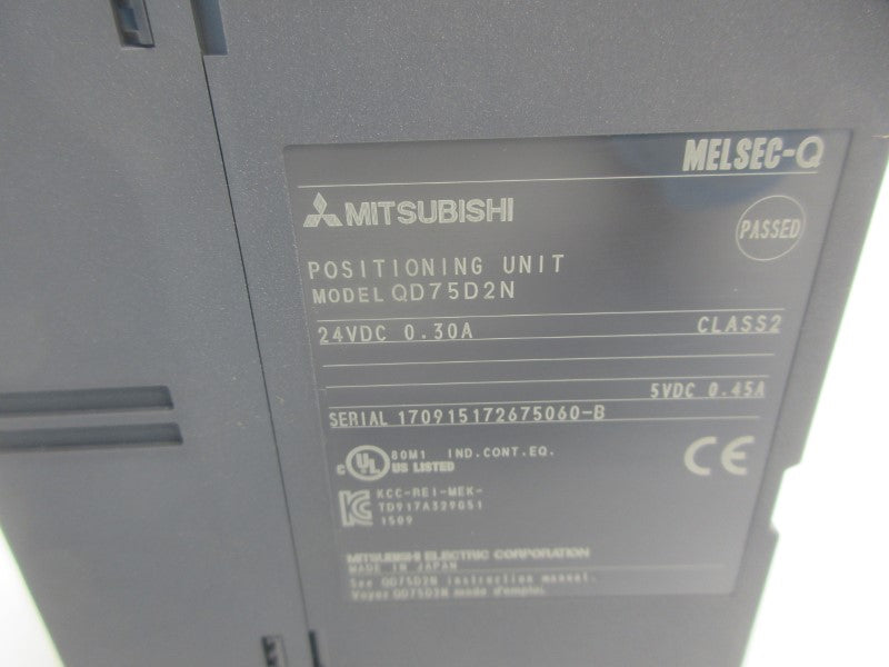MITSUBISHI ELECTRIC QD75D2N 24VDC 0.30A NSNP