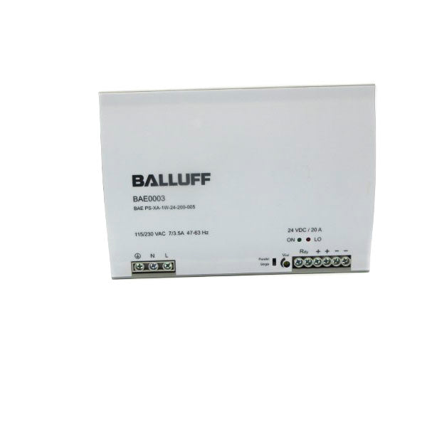 BALLUFF BAEPS-XA-1W-24-200-005 BAE0003 115/230VAC 7/3.5A NSNP