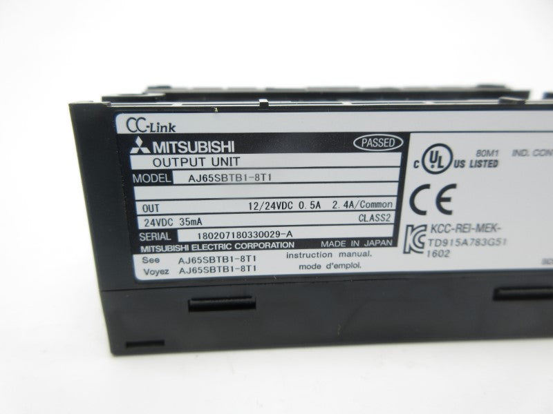 MITSUBISHI ELECTRIC AJ65SBTB1-8T1 12/24VDC 0.5/2.4A NSNP