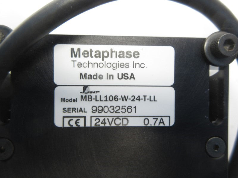METAPHASE TECHNOLOGIES MB-LL106-W-24-T-LL 24VDC 0.7A NSNP