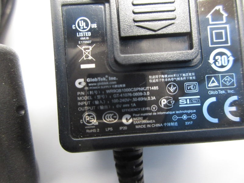 GLOBTEK WR9QB1000CSPNKJT1485 100-240V 0.3A NSNP