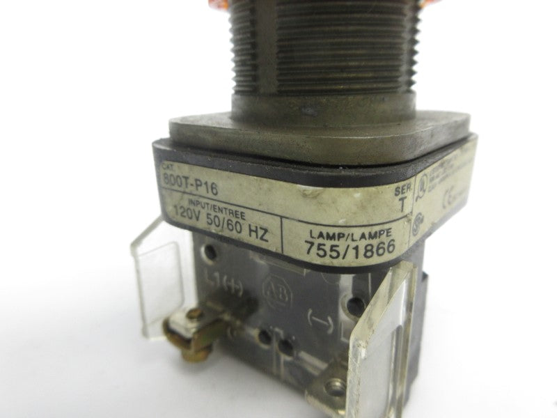 ALLEN BRADLEY 800T-P16A SER. T 120V UNMP