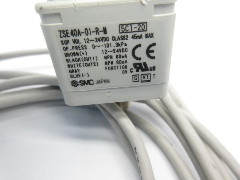 SMC ZSE40A-01-R-M 12-24VDC NSNP