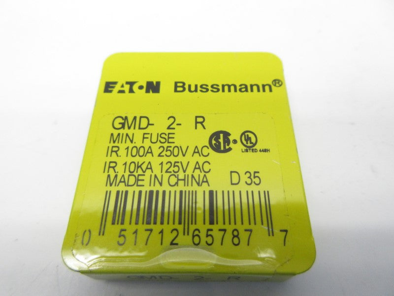 BUSSMANN GMD-2-R 250VAC 2A (PKG OF 5) NSMP