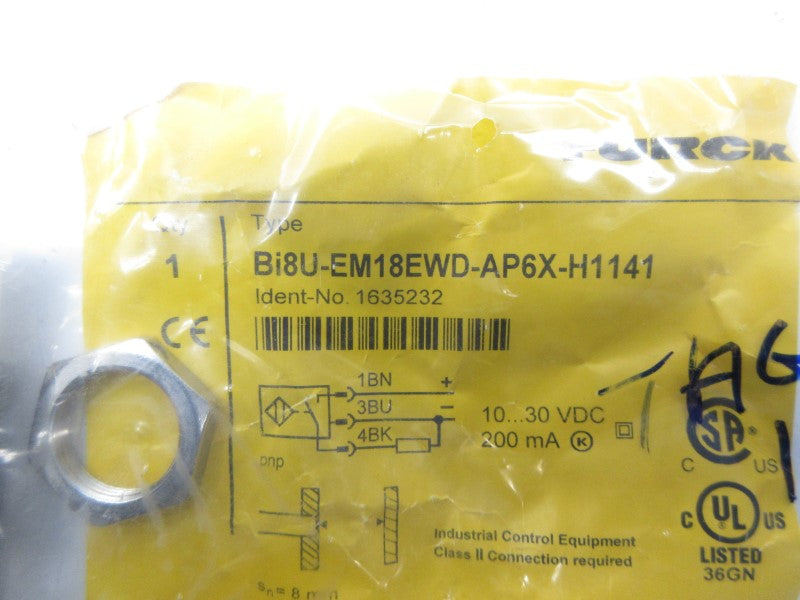 TURCK BI8U-EM18EWD-AP6X-H1141 1635232 10-30VDC NSMP